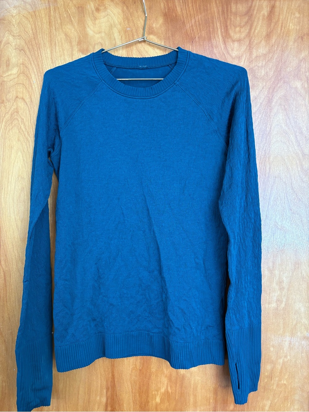 lululemon athletica long sleeve in Teal